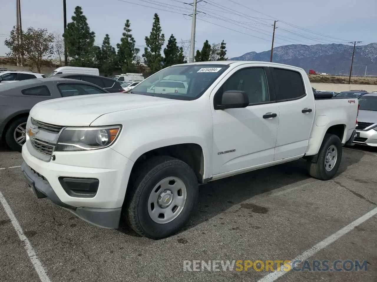 1 fotografías del automóvil dañado 1GCGTBEN2K1186305 CHEVROLET COLORADO 2019