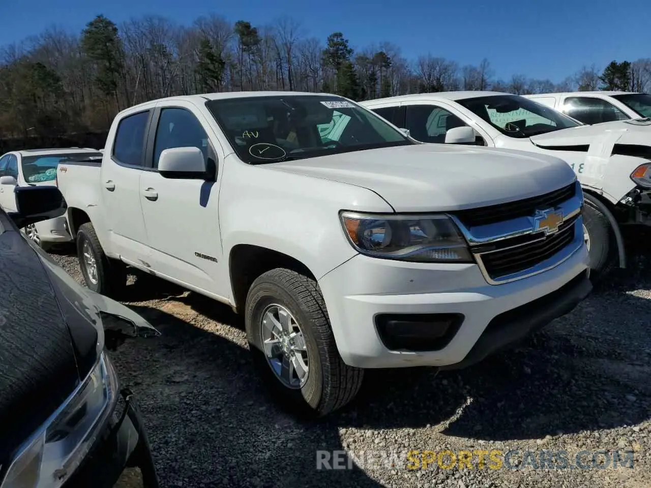 4 fotografías del automóvil dañado 1GCGTBEN5K1334026 CHEVROLET COLORADO 2019