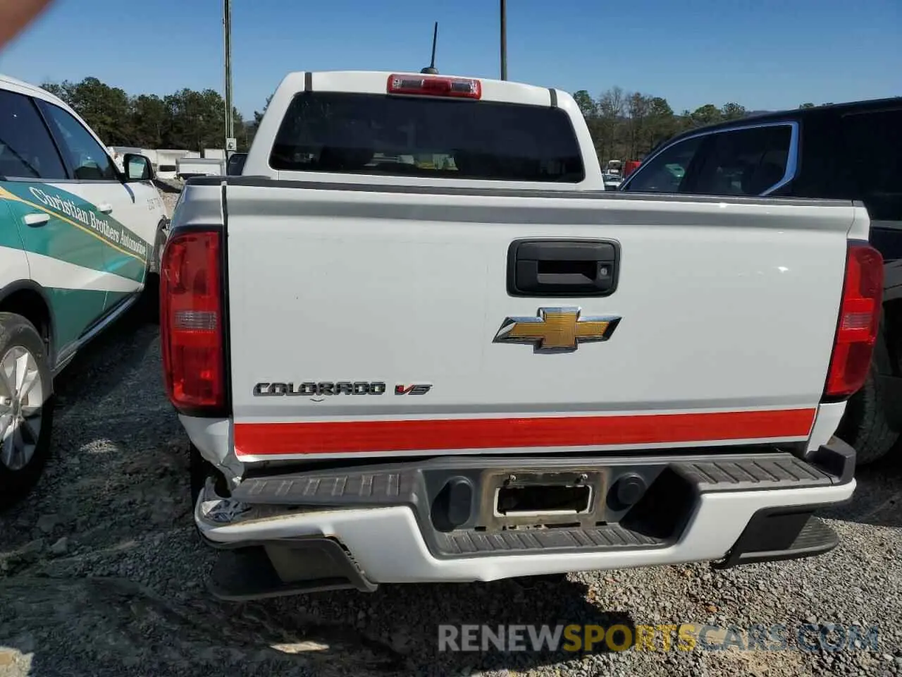 6 fotografías del automóvil dañado 1GCGTBEN5K1334026 CHEVROLET COLORADO 2019