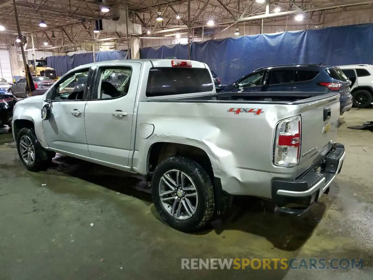 2 fotografías del automóvil dañado 1GCGTBEN6K1327960 CHEVROLET COLORADO 2019