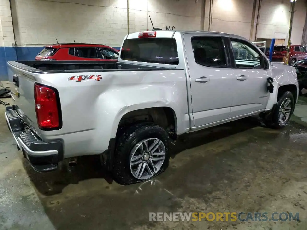 3 fotografías del automóvil dañado 1GCGTBEN6K1327960 CHEVROLET COLORADO 2019