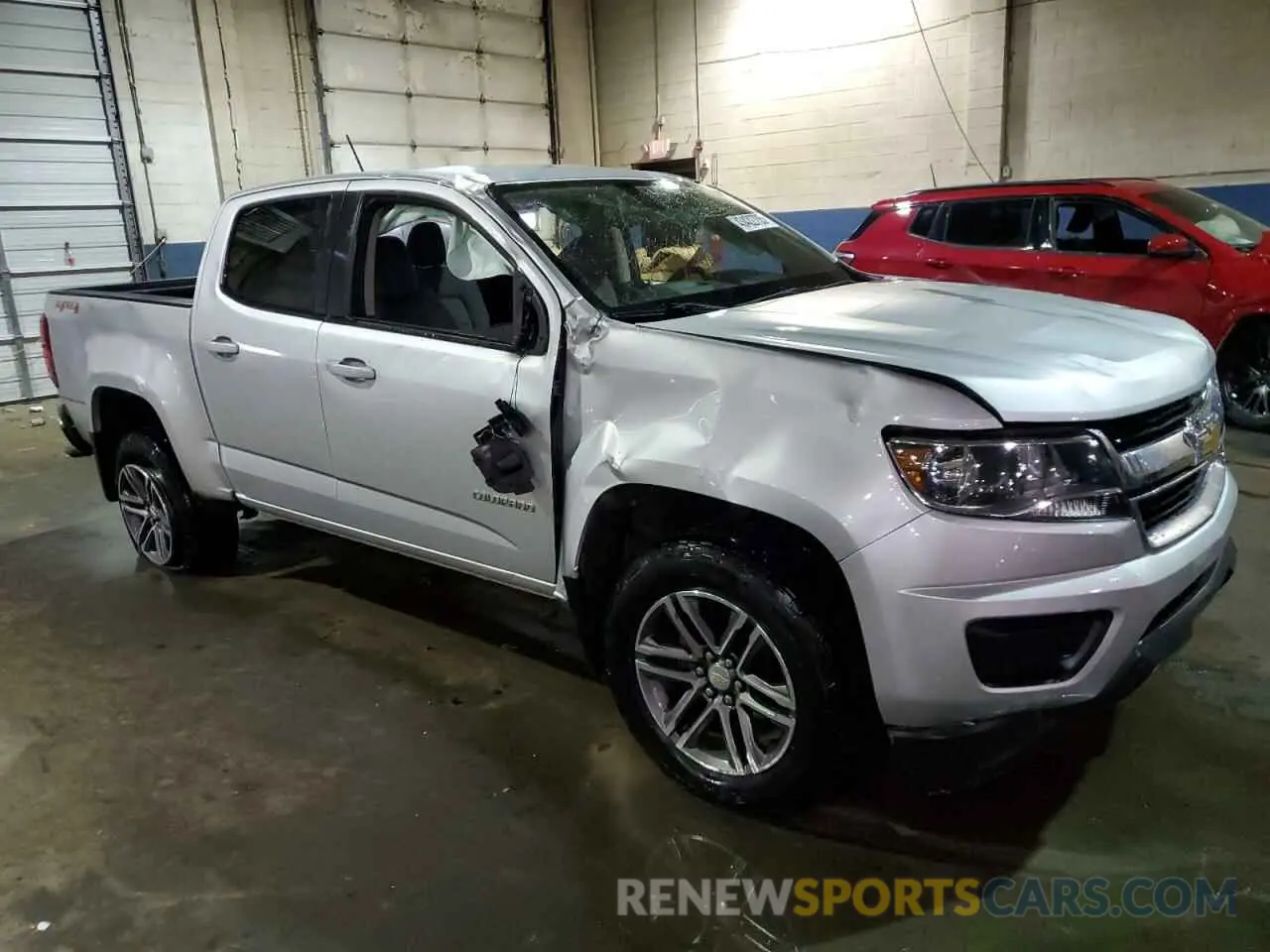 4 fotografías del automóvil dañado 1GCGTBEN6K1327960 CHEVROLET COLORADO 2019