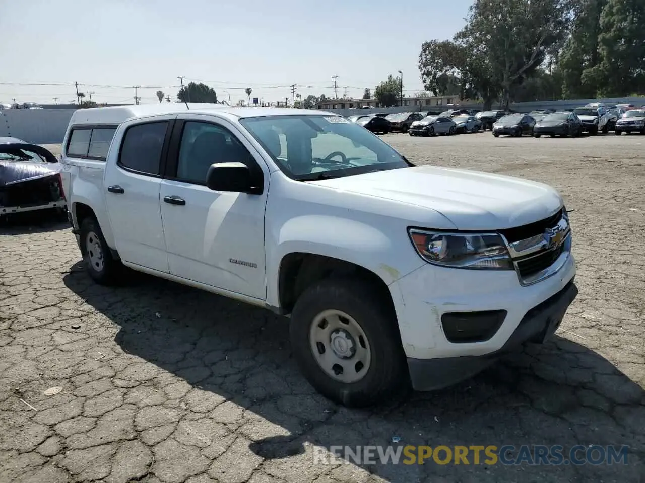 4 fotografías del automóvil dañado 1GCGTBEN7K1173971 CHEVROLET COLORADO 2019