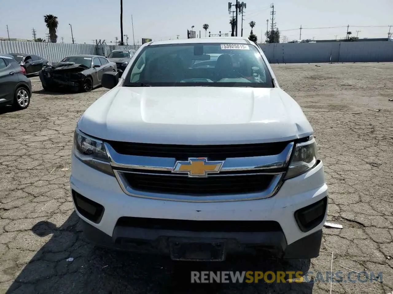 5 fotografías del automóvil dañado 1GCGTBEN7K1173971 CHEVROLET COLORADO 2019