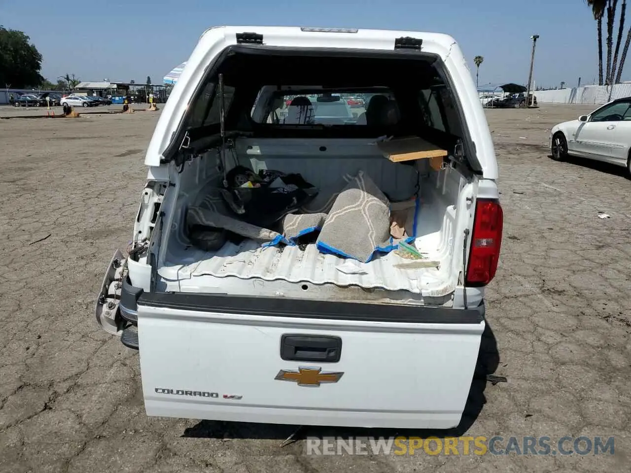 6 fotografías del automóvil dañado 1GCGTBEN7K1173971 CHEVROLET COLORADO 2019