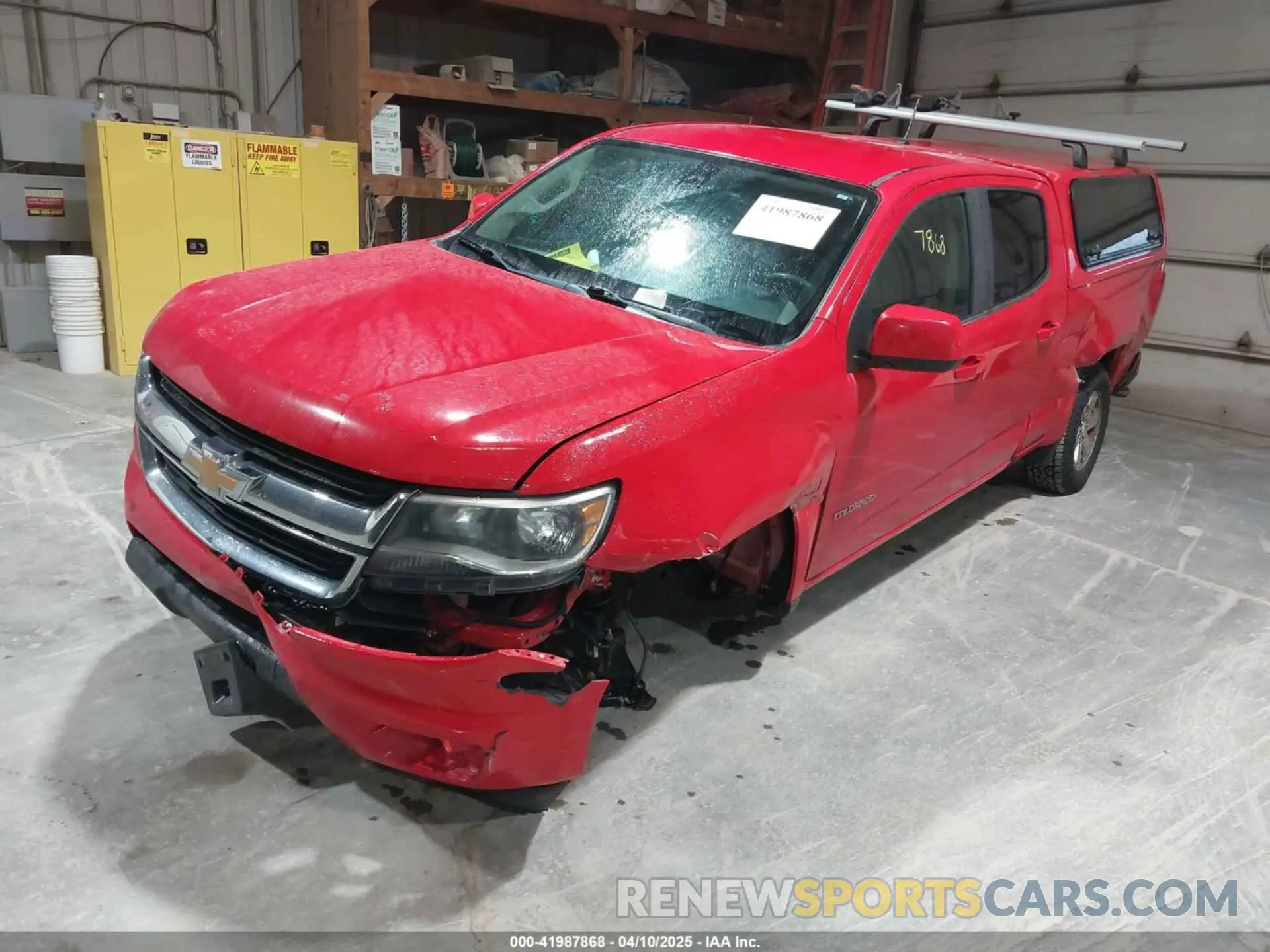2 fotografías del automóvil dañado 1GCGTBEN8K1103282 CHEVROLET COLORADO 2019