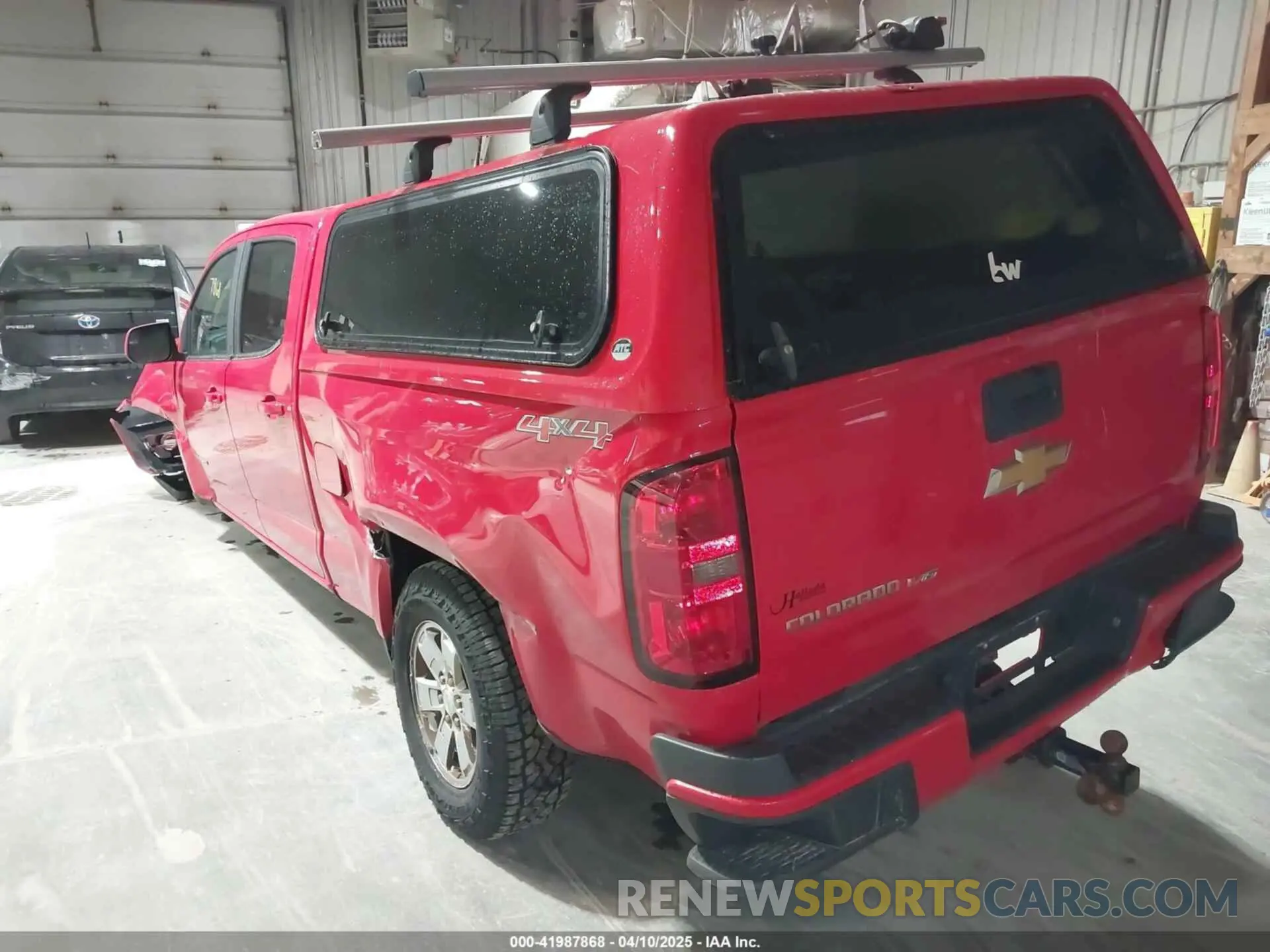3 fotografías del automóvil dañado 1GCGTBEN8K1103282 CHEVROLET COLORADO 2019