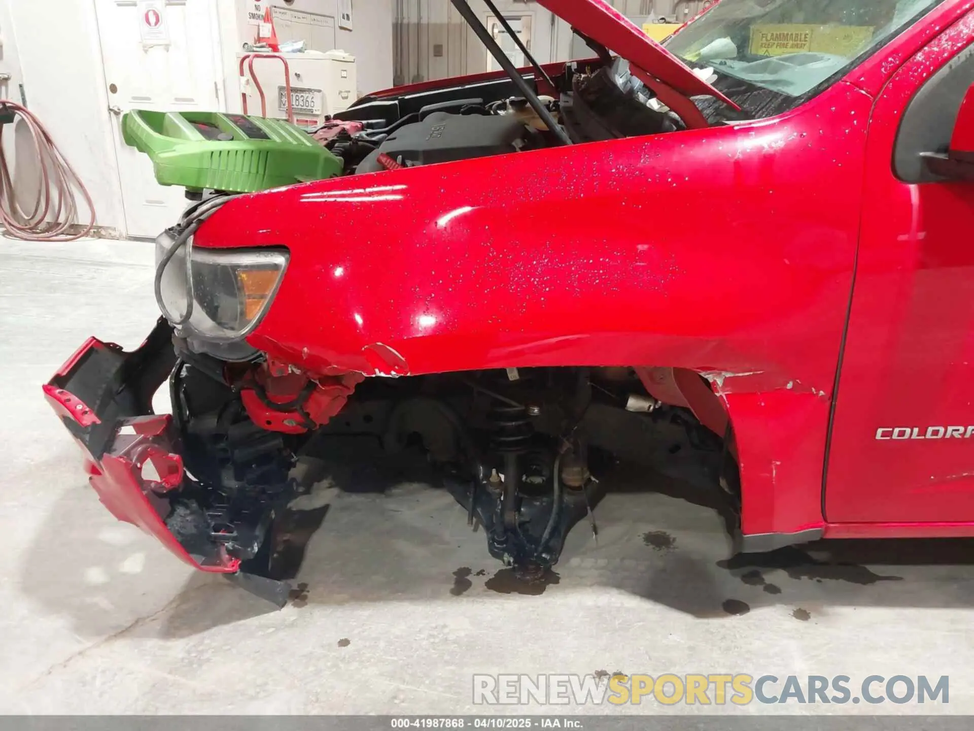 6 fotografías del automóvil dañado 1GCGTBEN8K1103282 CHEVROLET COLORADO 2019