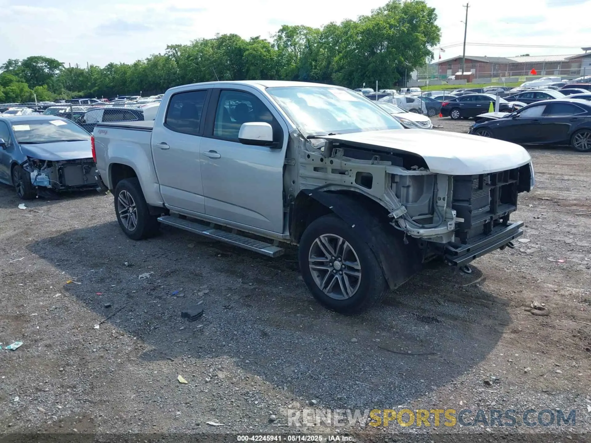 1 fotografías del automóvil dañado 1GCGTBEN8K1136377 CHEVROLET COLORADO 2019