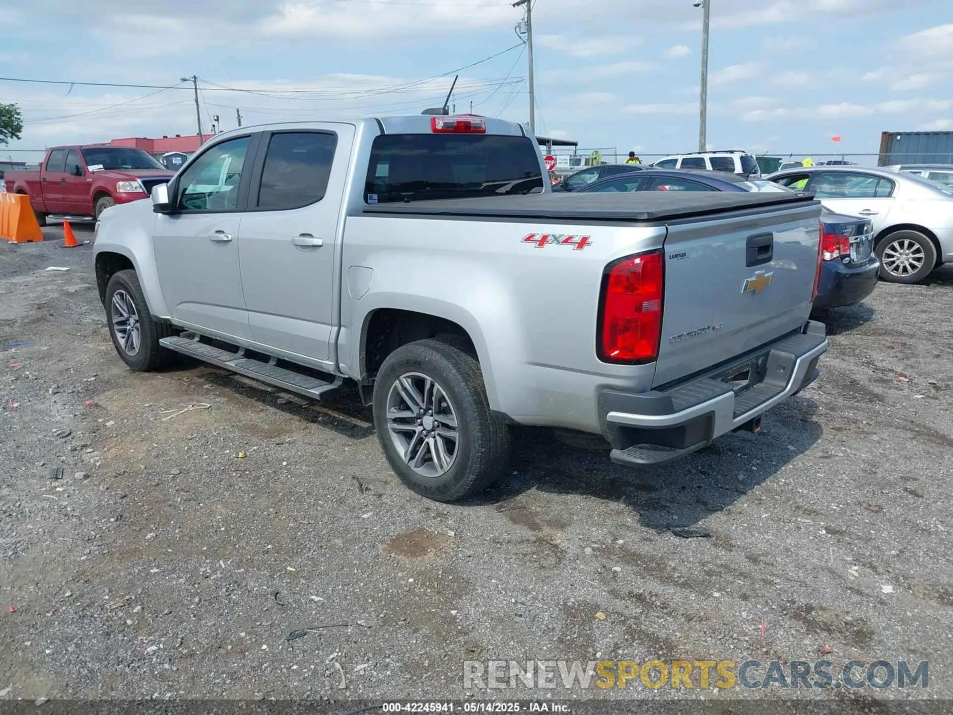 3 fotografías del automóvil dañado 1GCGTBEN8K1136377 CHEVROLET COLORADO 2019
