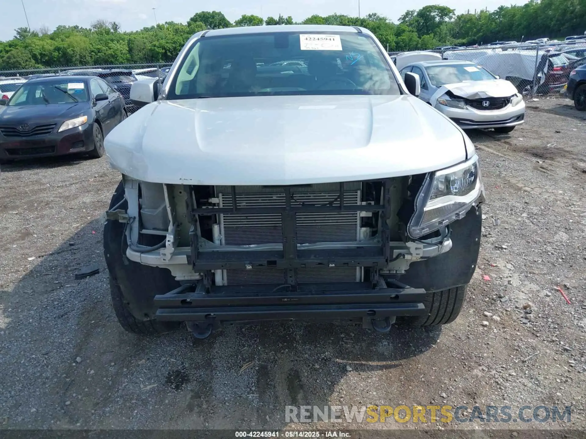 6 fotografías del automóvil dañado 1GCGTBEN8K1136377 CHEVROLET COLORADO 2019
