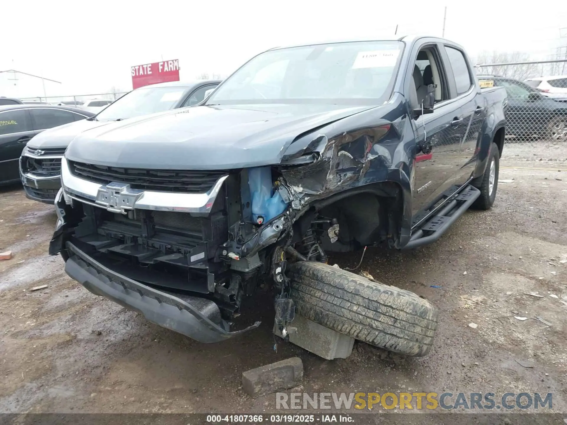 6 fotografías del automóvil dañado 1GCGTBEN8K1306088 CHEVROLET COLORADO 2019