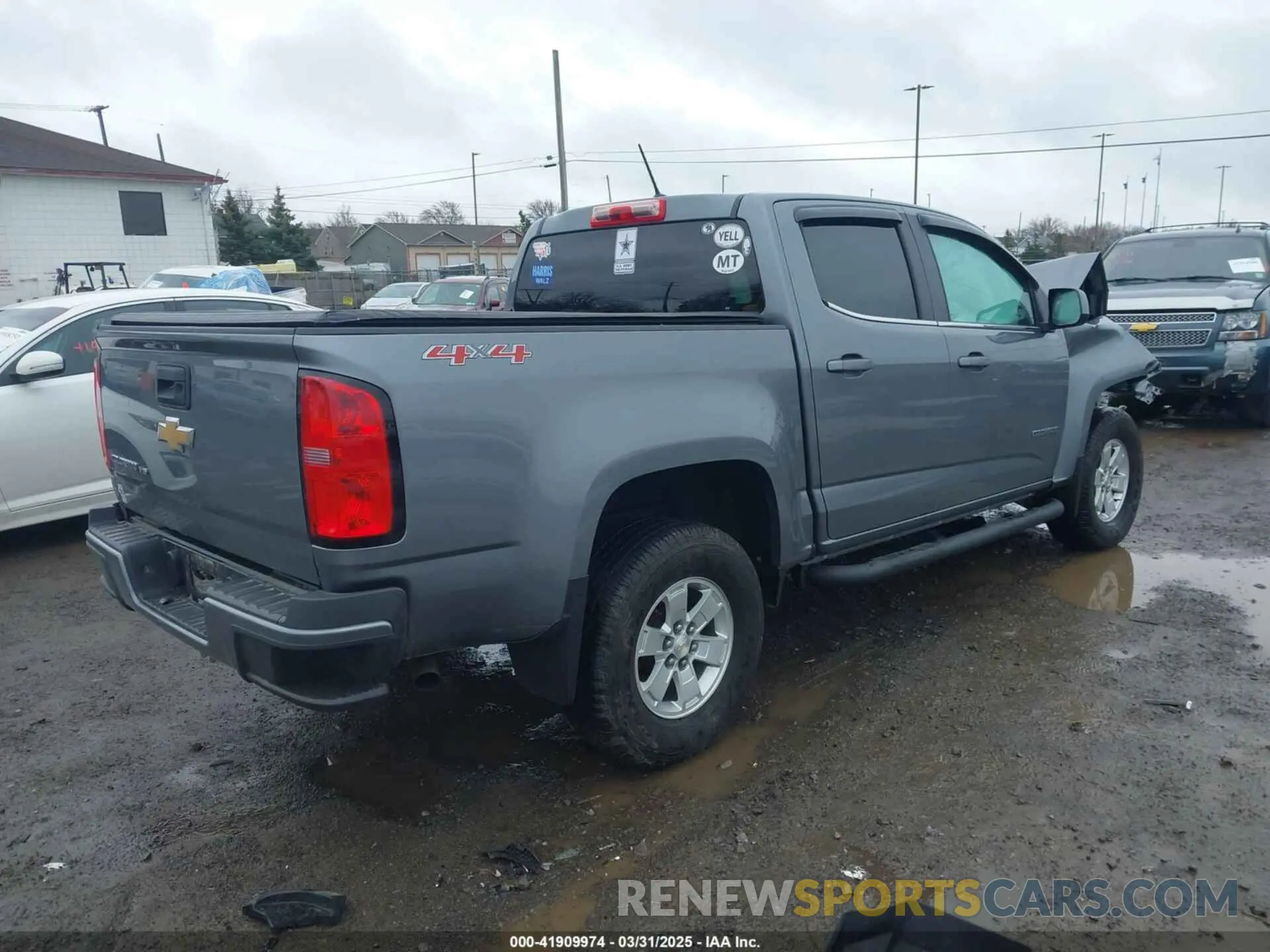 4 fotografías del automóvil dañado 1GCGTBENXK1329095 CHEVROLET COLORADO 2019