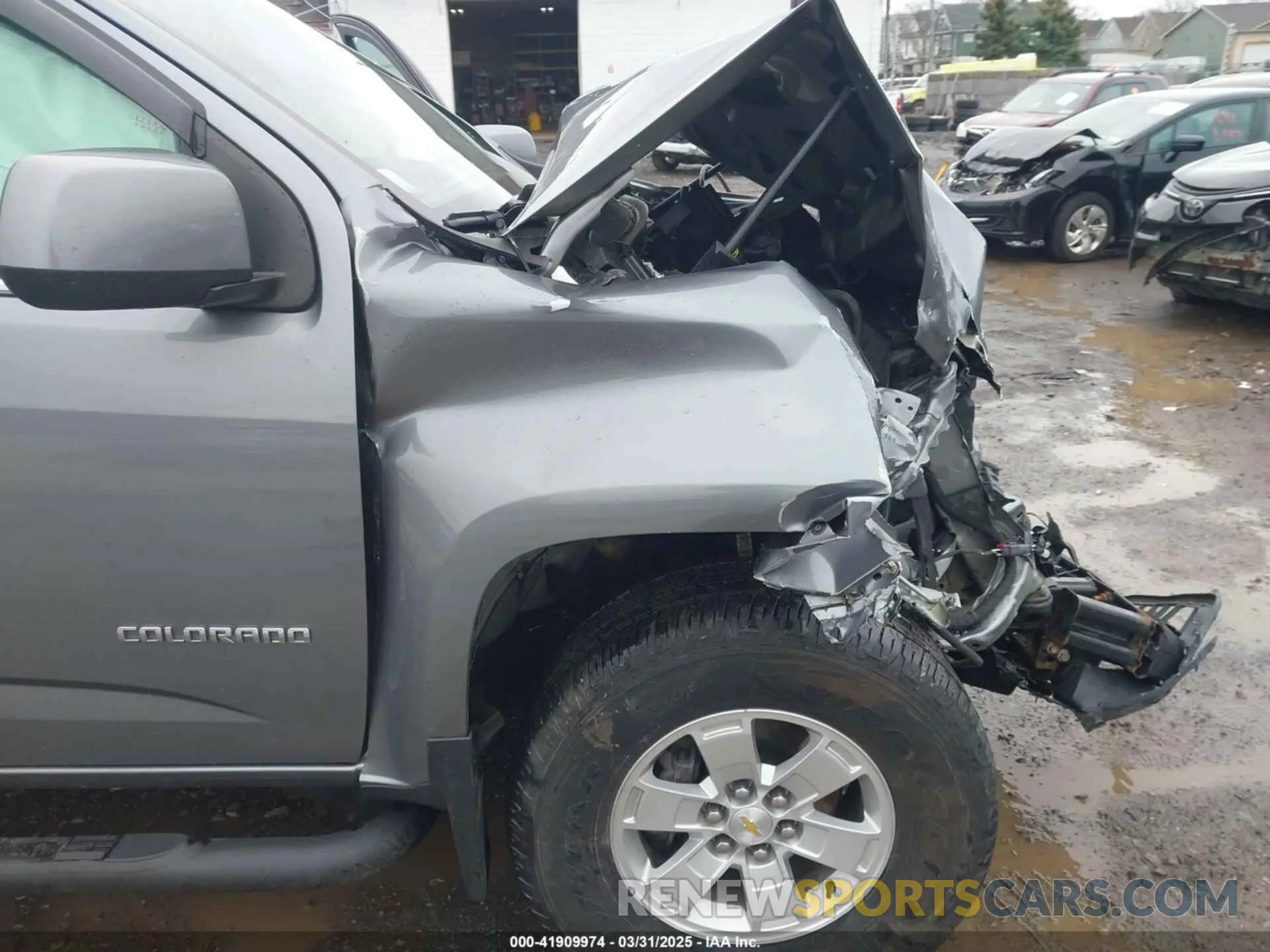 6 fotografías del automóvil dañado 1GCGTBENXK1329095 CHEVROLET COLORADO 2019