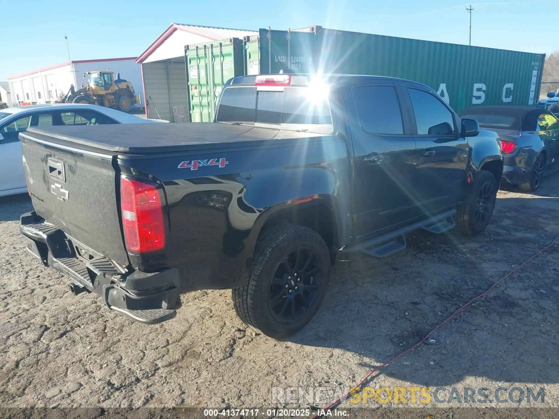 4 fotografías del automóvil dañado 1GCGTCEN1K1267219 CHEVROLET COLORADO 2019