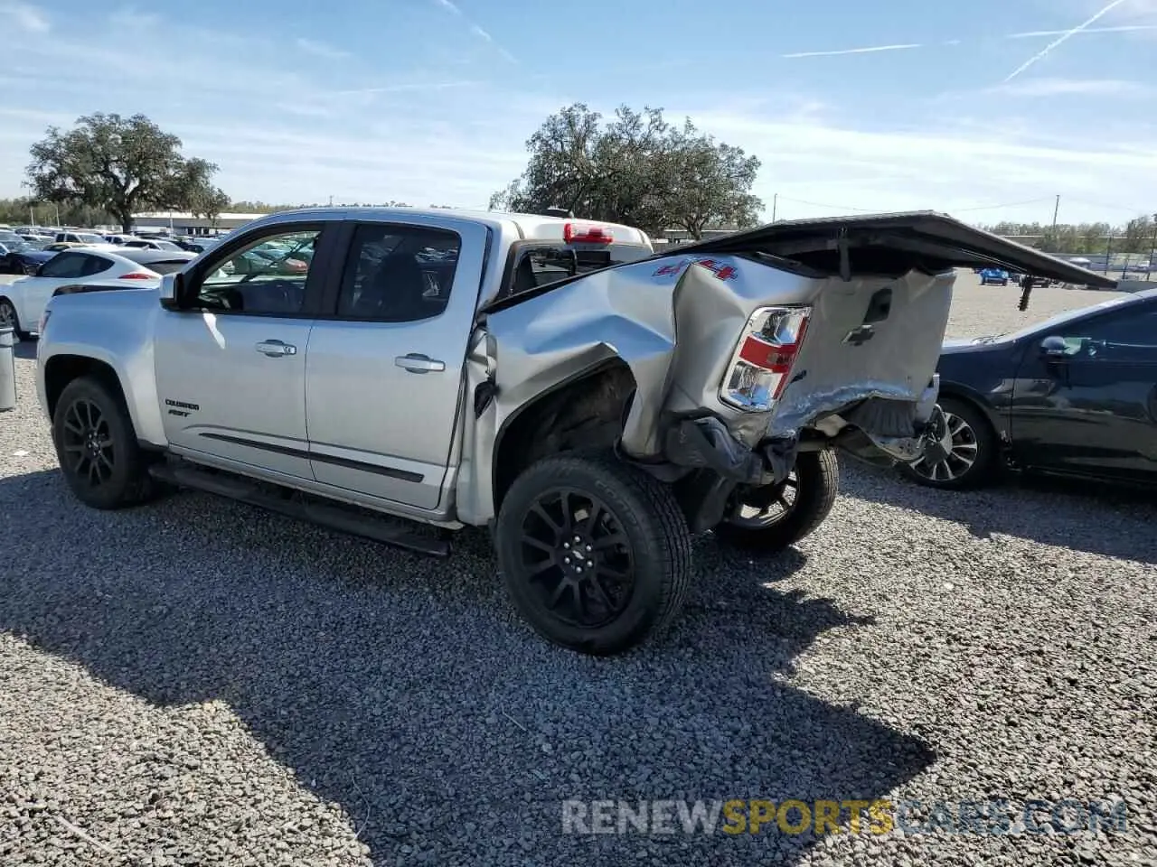 2 fotografías del automóvil dañado 1GCGTCEN2K1250297 CHEVROLET COLORADO 2019