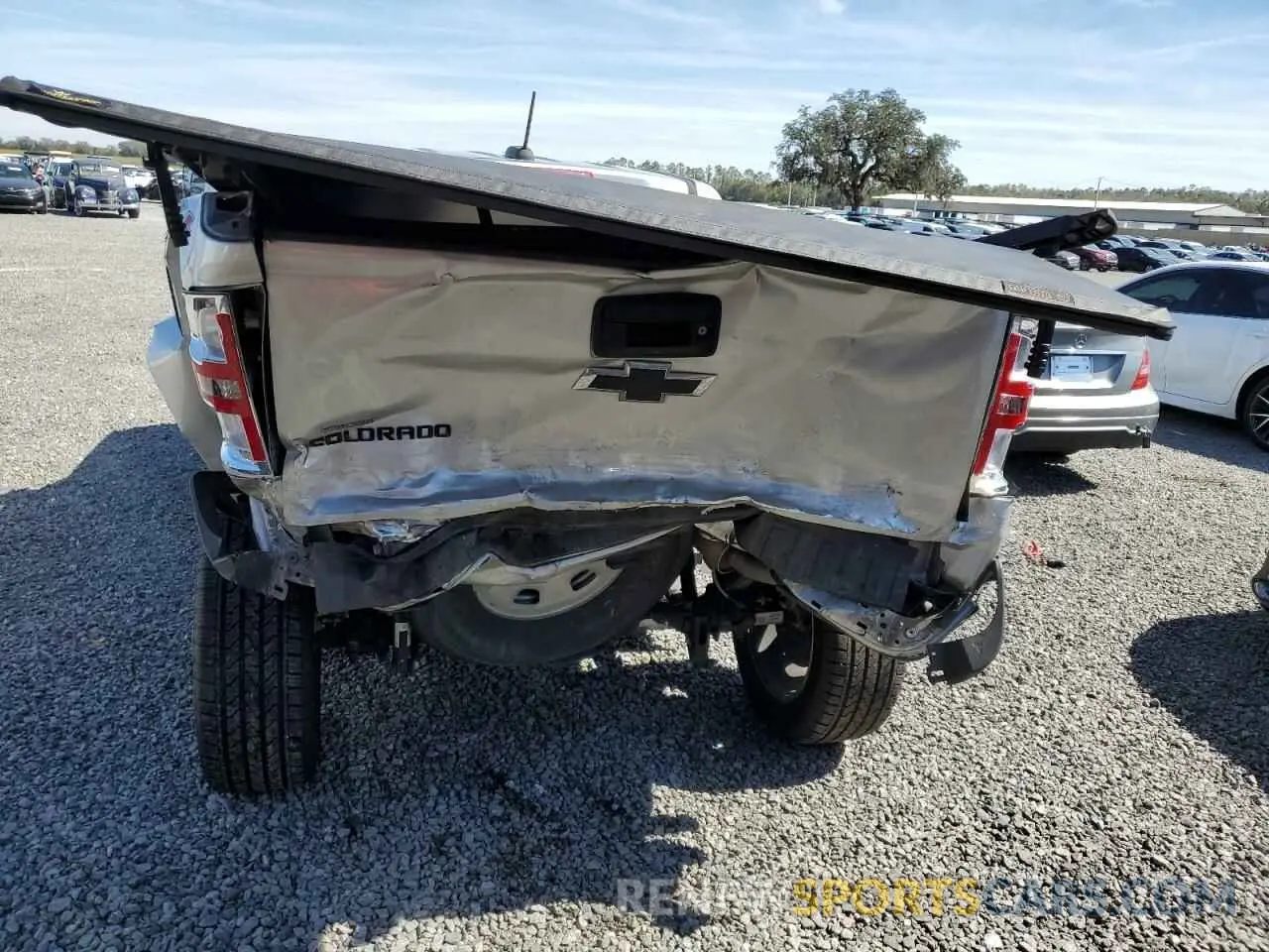 6 fotografías del automóvil dañado 1GCGTCEN2K1250297 CHEVROLET COLORADO 2019