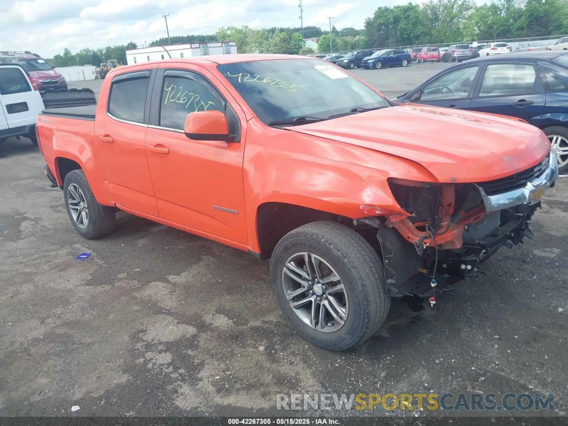 1 fotografías del automóvil dañado 1GCGTCEN3K1147325 CHEVROLET COLORADO 2019