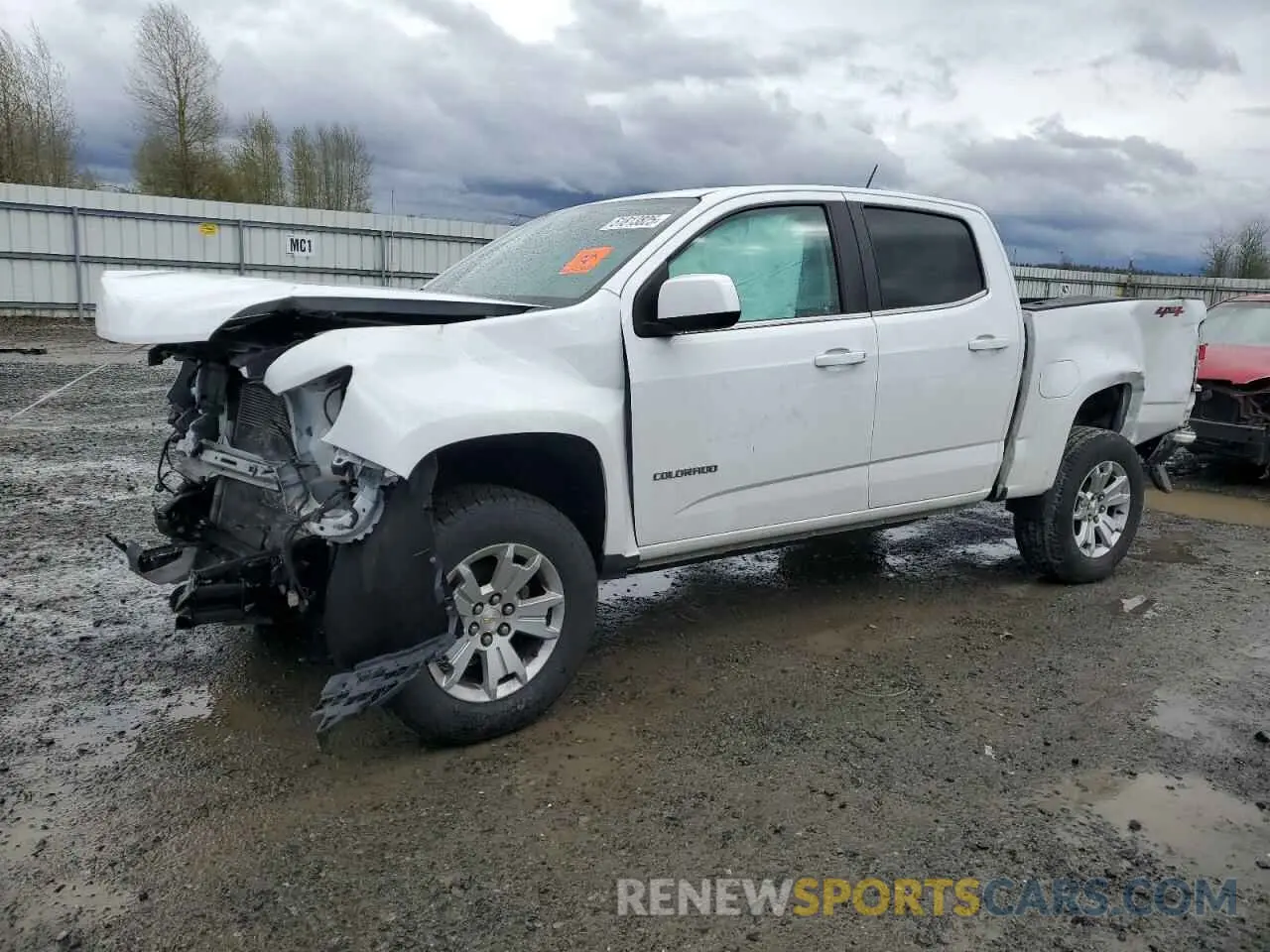 1 fotografías del automóvil dañado 1GCGTCEN6K1319086 CHEVROLET COLORADO 2019