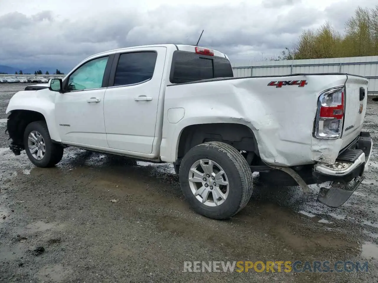 2 fotografías del automóvil dañado 1GCGTCEN6K1319086 CHEVROLET COLORADO 2019