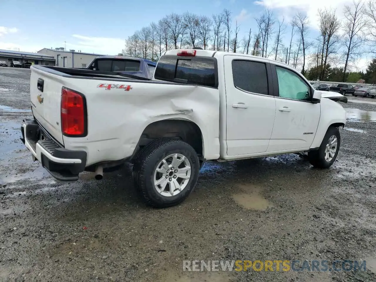 3 fotografías del automóvil dañado 1GCGTCEN6K1319086 CHEVROLET COLORADO 2019