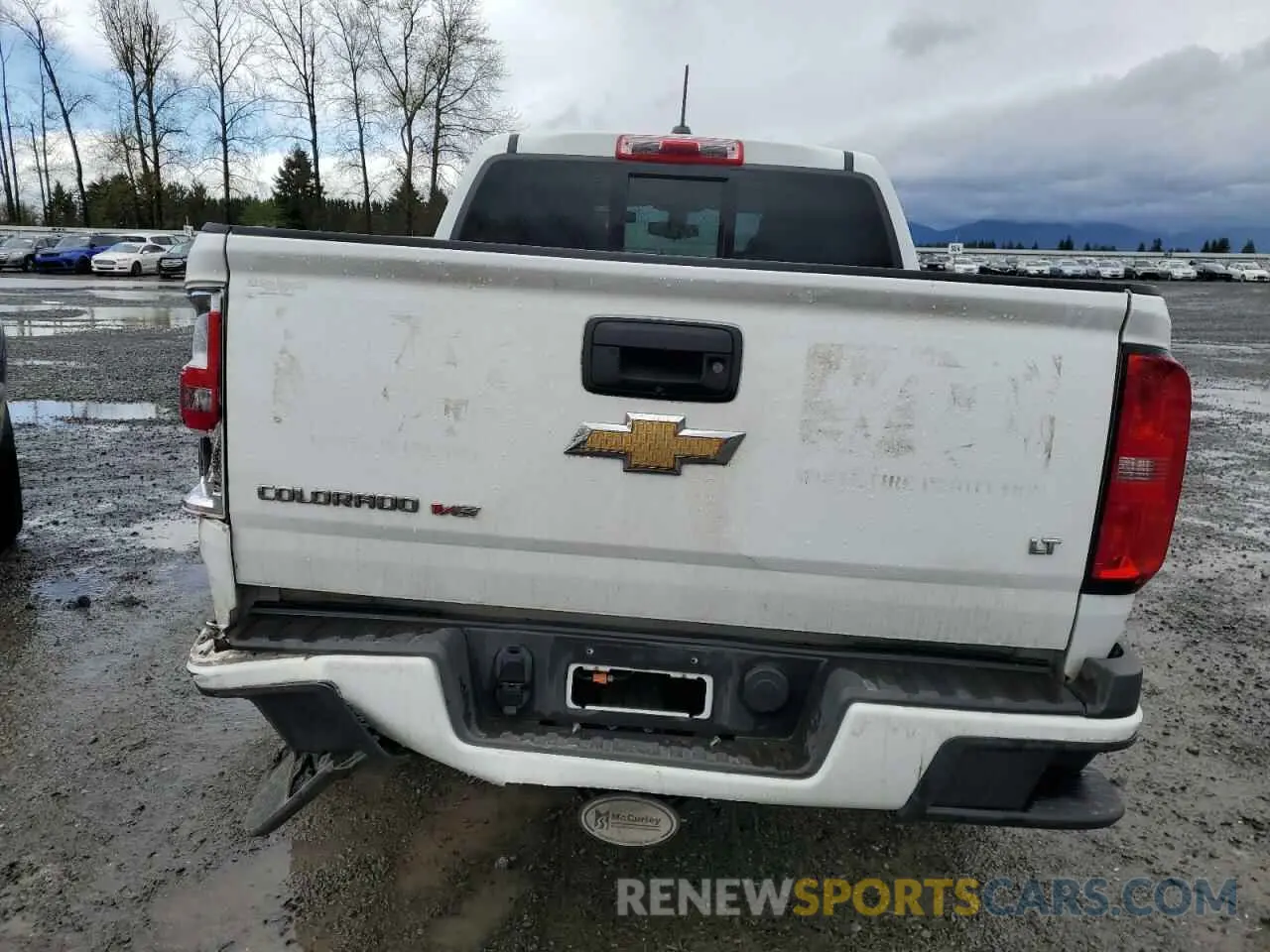 6 fotografías del automóvil dañado 1GCGTCEN6K1319086 CHEVROLET COLORADO 2019