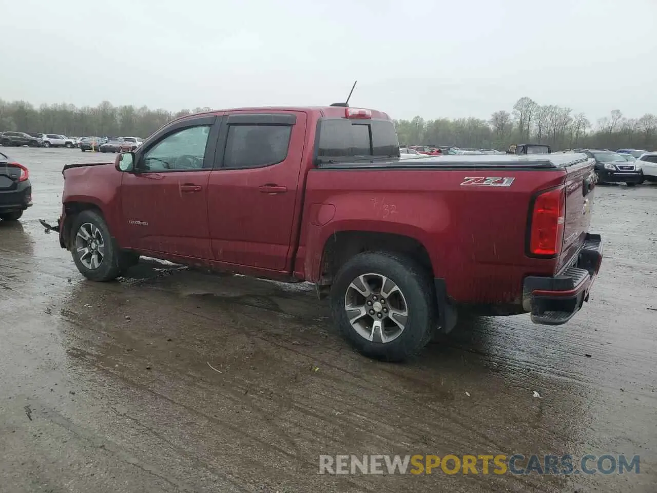 2 fotografías del automóvil dañado 1GCGTDEN2K1277571 CHEVROLET COLORADO 2019