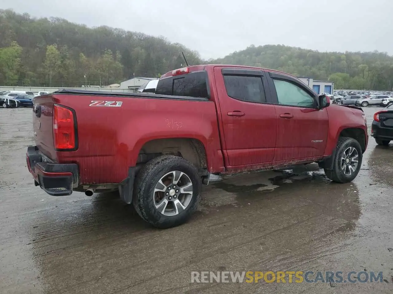 3 fotografías del automóvil dañado 1GCGTDEN2K1277571 CHEVROLET COLORADO 2019