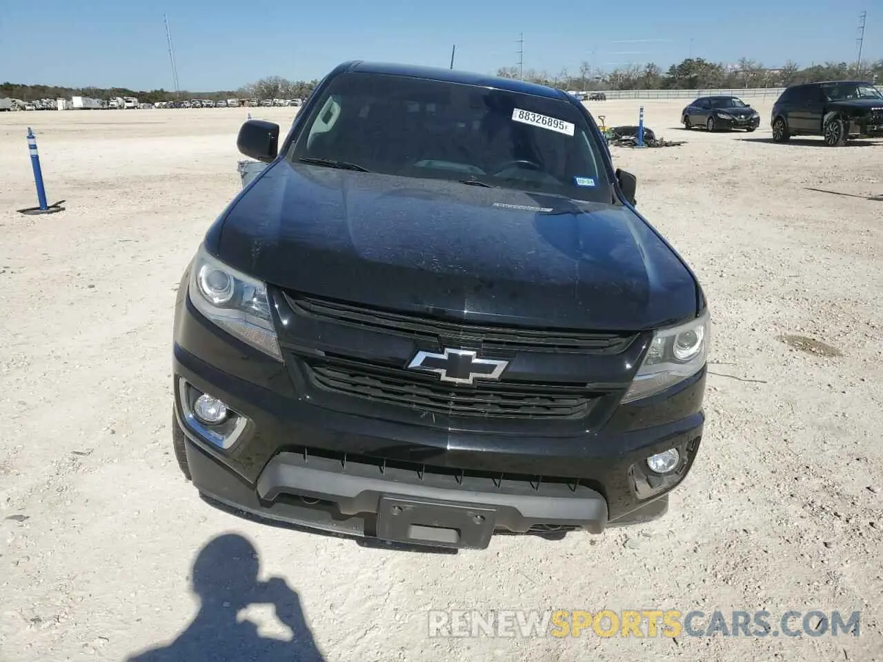 5 fotografías del automóvil dañado 1GCGTDEN2K1289333 CHEVROLET COLORADO 2019