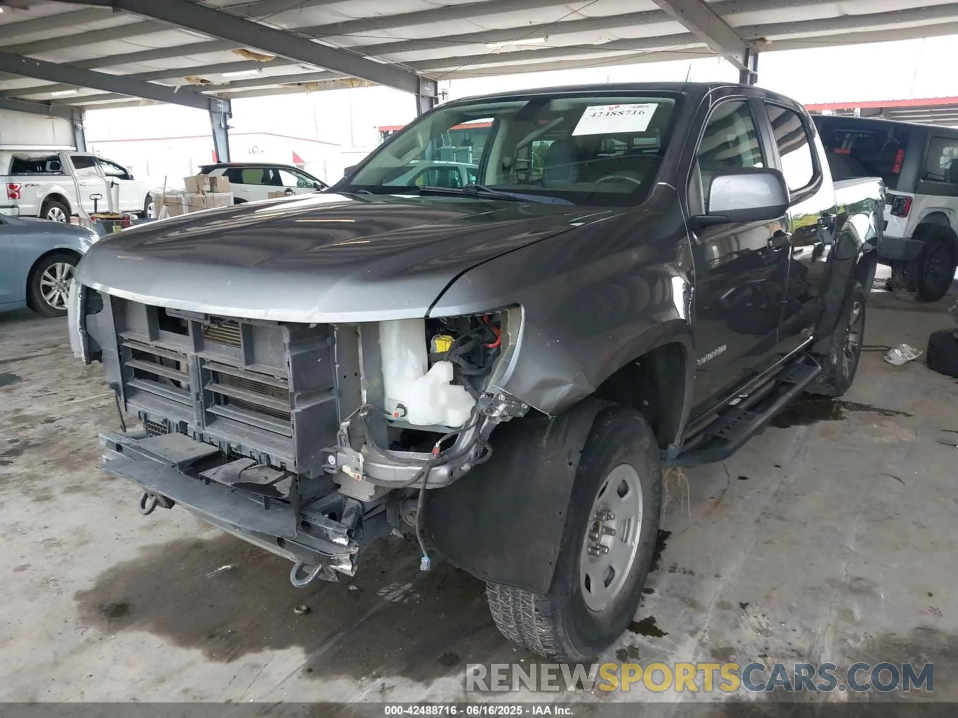 2 fotografías del automóvil dañado 1GCGTDEN3K1294489 CHEVROLET COLORADO 2019