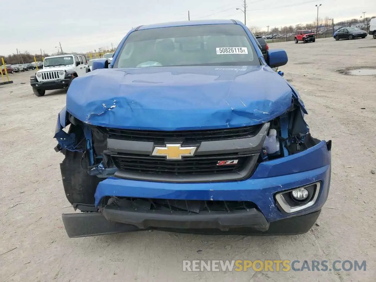 5 fotografías del automóvil dañado 1GCGTDEN5K1227487 CHEVROLET COLORADO 2019