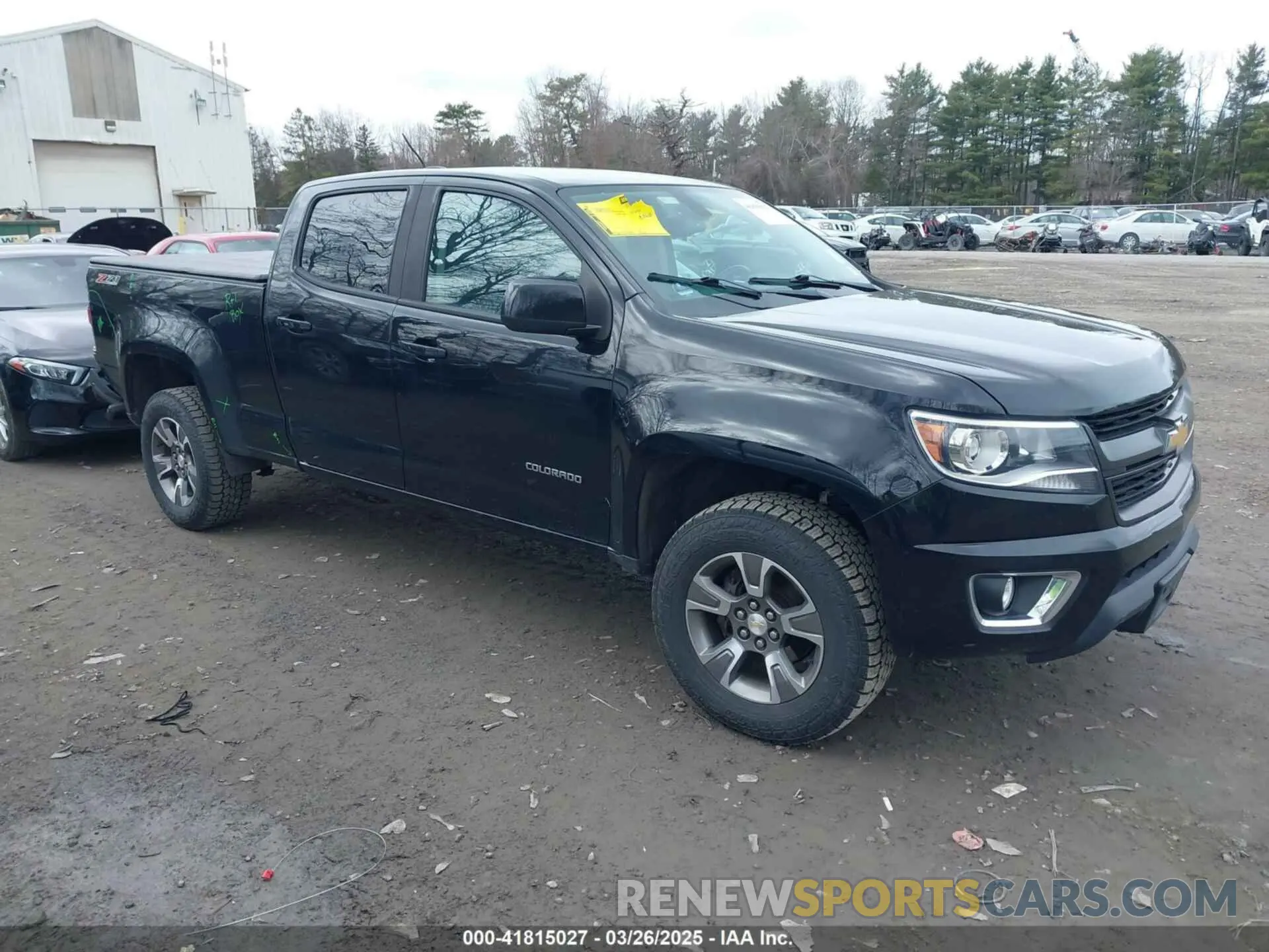 1 fotografías del automóvil dañado 1GCGTDEN6K1181460 CHEVROLET COLORADO 2019