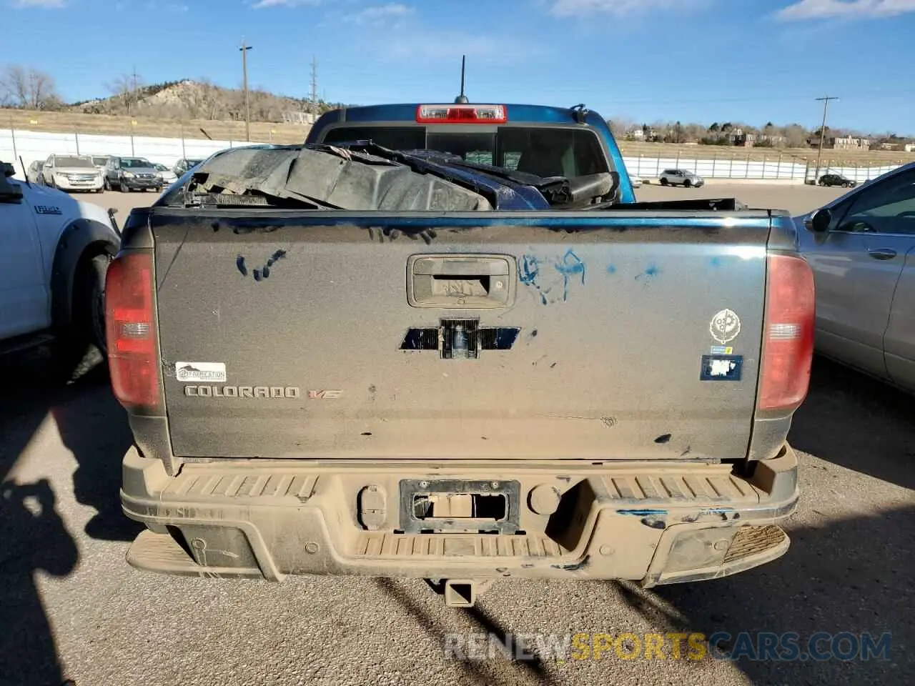 6 fotografías del automóvil dañado 1GCGTDEN7K1349624 CHEVROLET COLORADO 2019