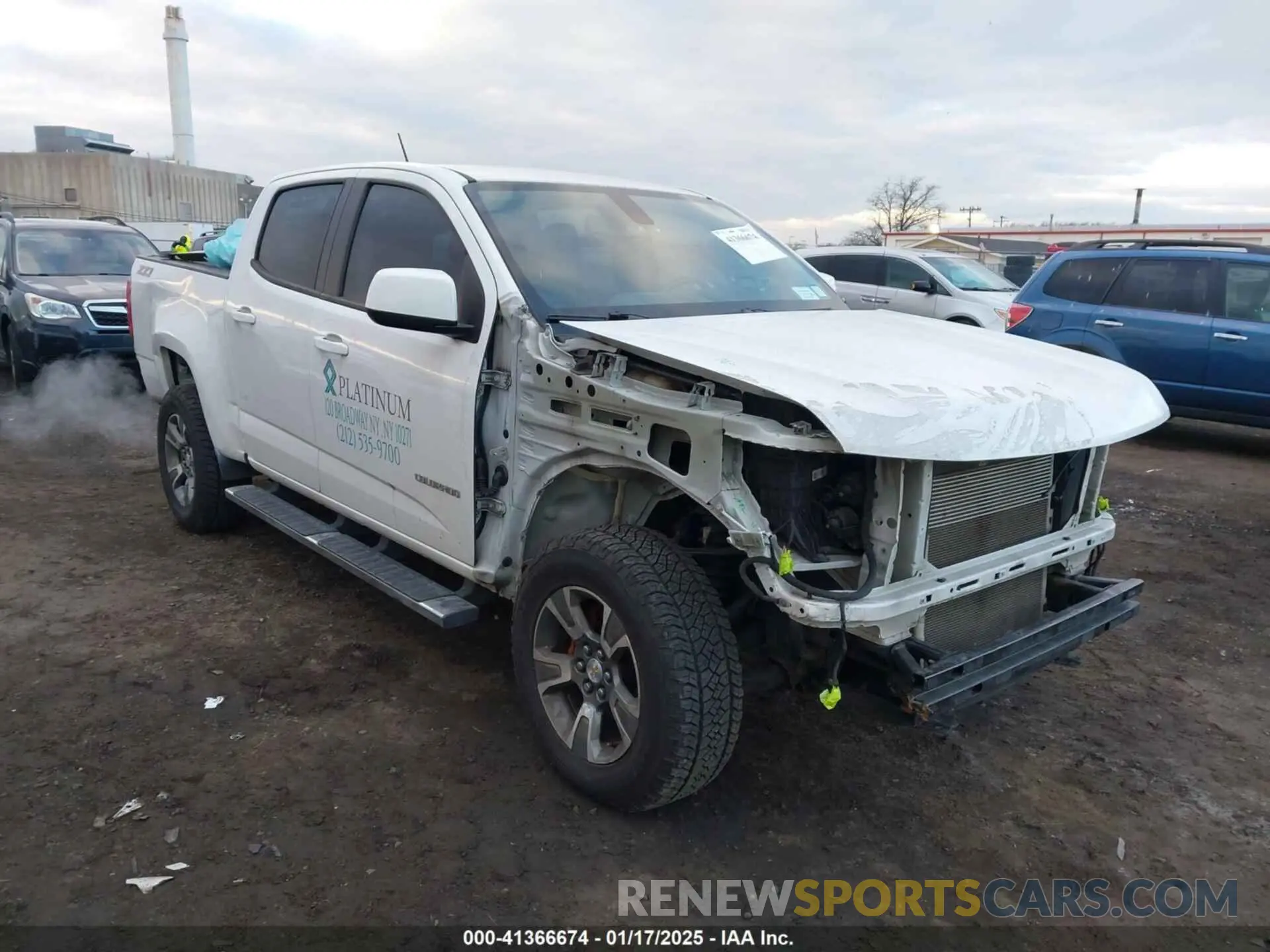 1 fotografías del automóvil dañado 1GCGTDEN8K1157483 CHEVROLET COLORADO 2019