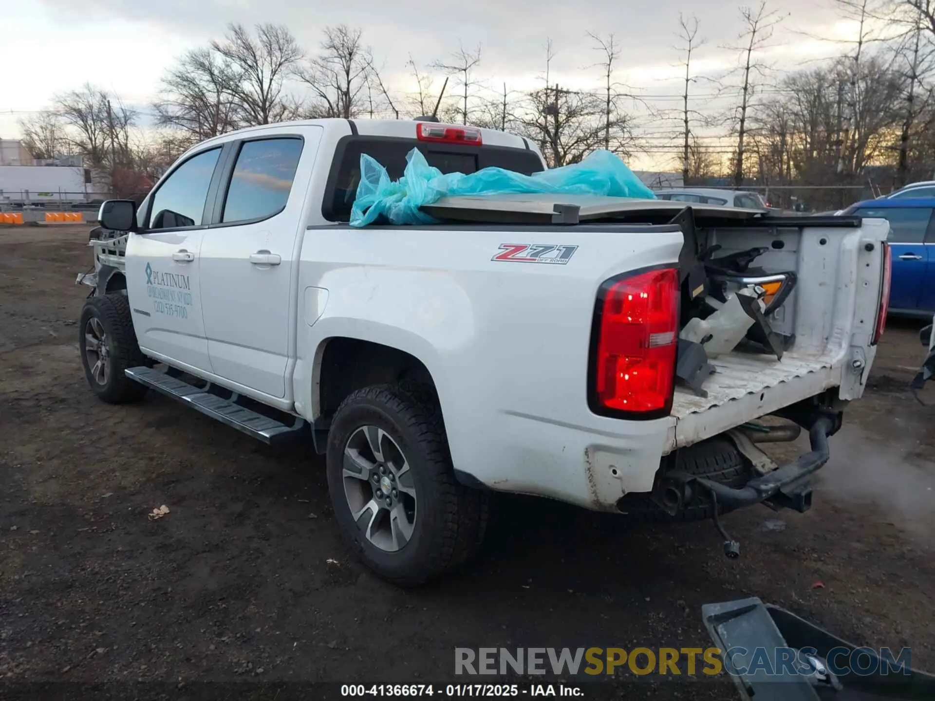 3 fotografías del automóvil dañado 1GCGTDEN8K1157483 CHEVROLET COLORADO 2019