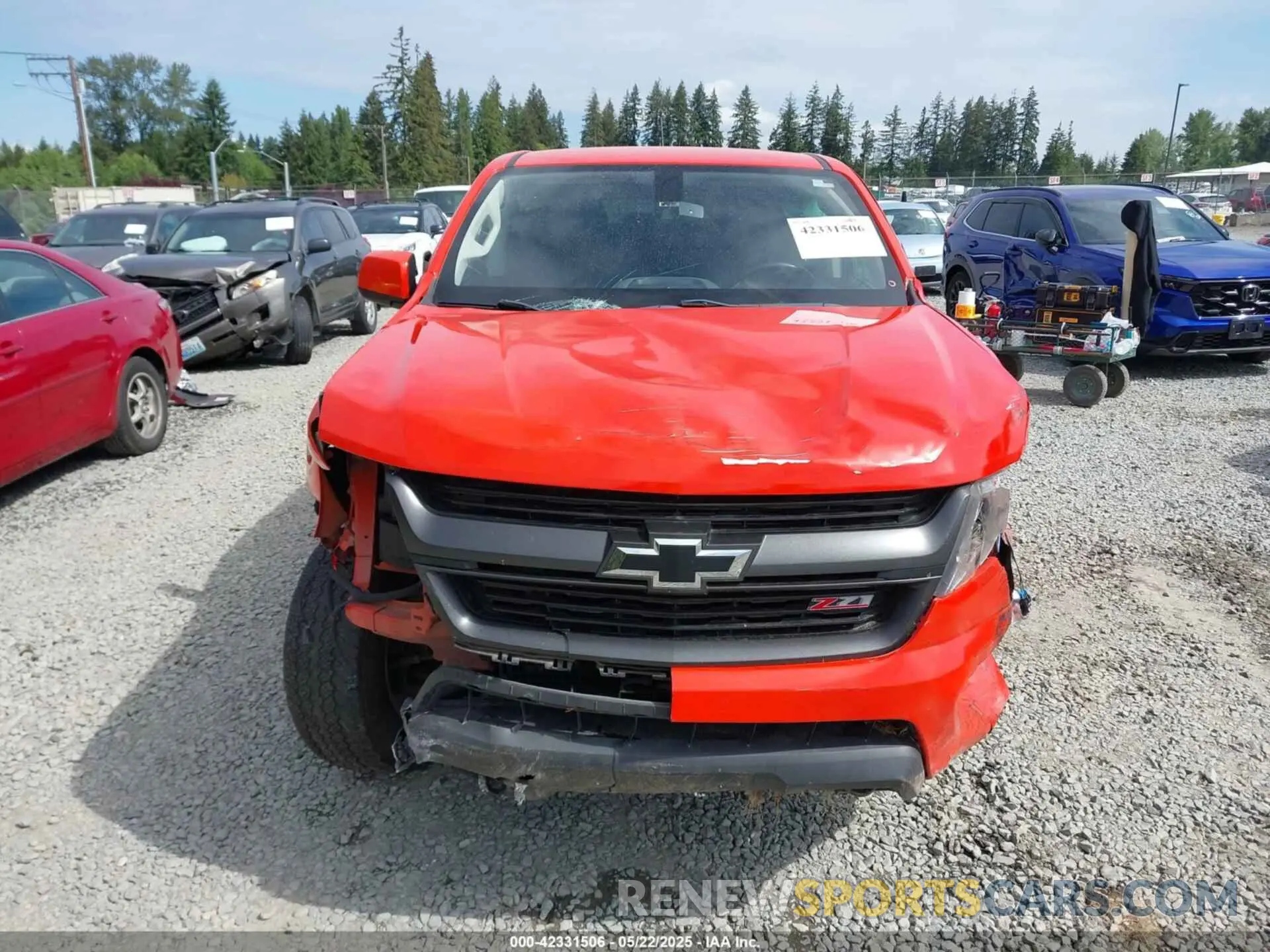 12 fotografías del automóvil dañado 1GCGTDEN8K1180018 CHEVROLET COLORADO 2019