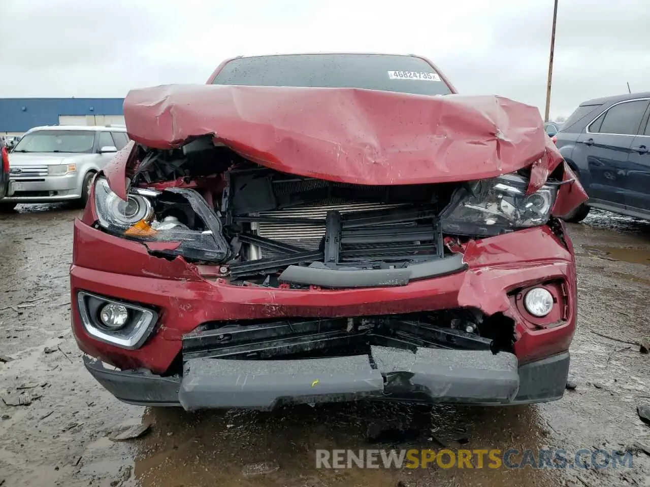 5 fotografías del automóvil dañado 1GCGTDENXK1203024 CHEVROLET COLORADO 2019