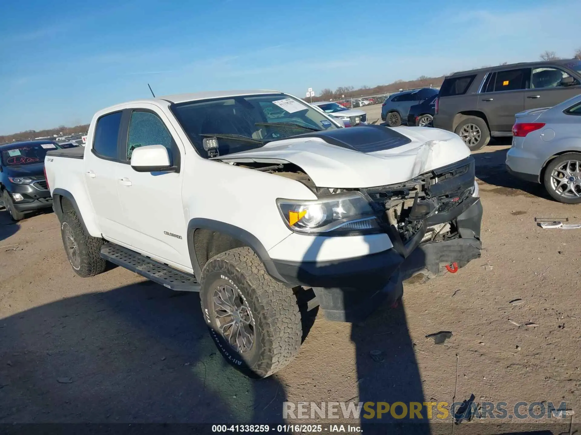 1 fotografías del automóvil dañado 1GCGTEEN0K1312940 CHEVROLET COLORADO 2019