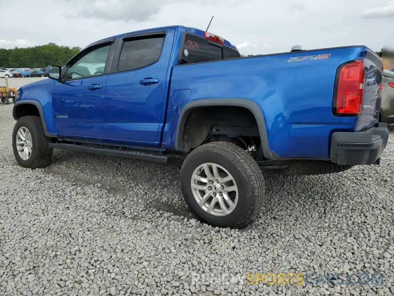 2 fotografías del automóvil dañado 1GCGTEEN1K1150283 CHEVROLET COLORADO 2019
