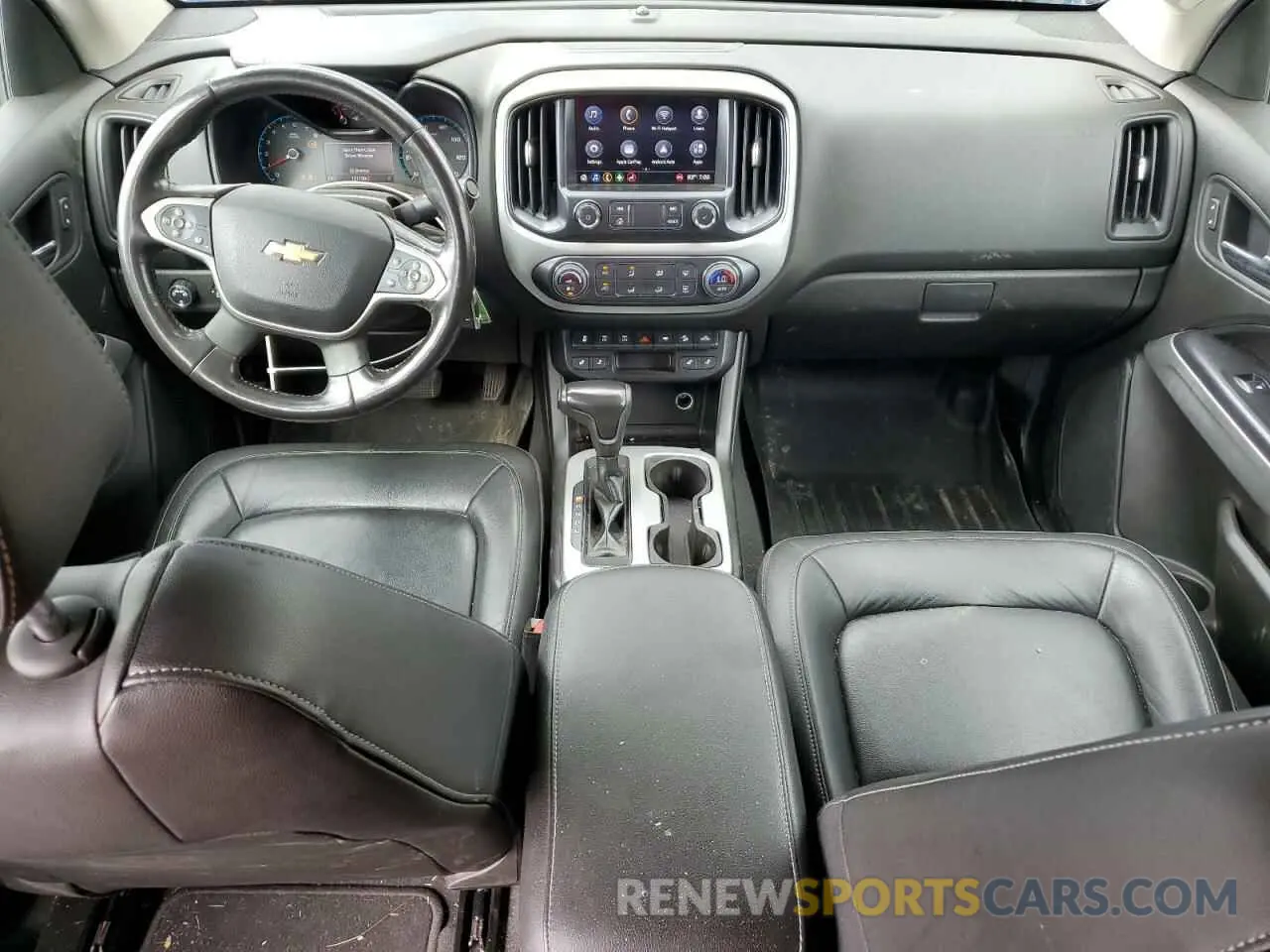 8 fotografías del automóvil dañado 1GCGTEEN1K1150283 CHEVROLET COLORADO 2019