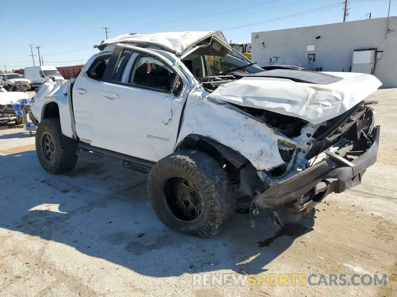 4 fotografías del automóvil dañado 1GCGTEEN1K1251968 CHEVROLET COLORADO 2019