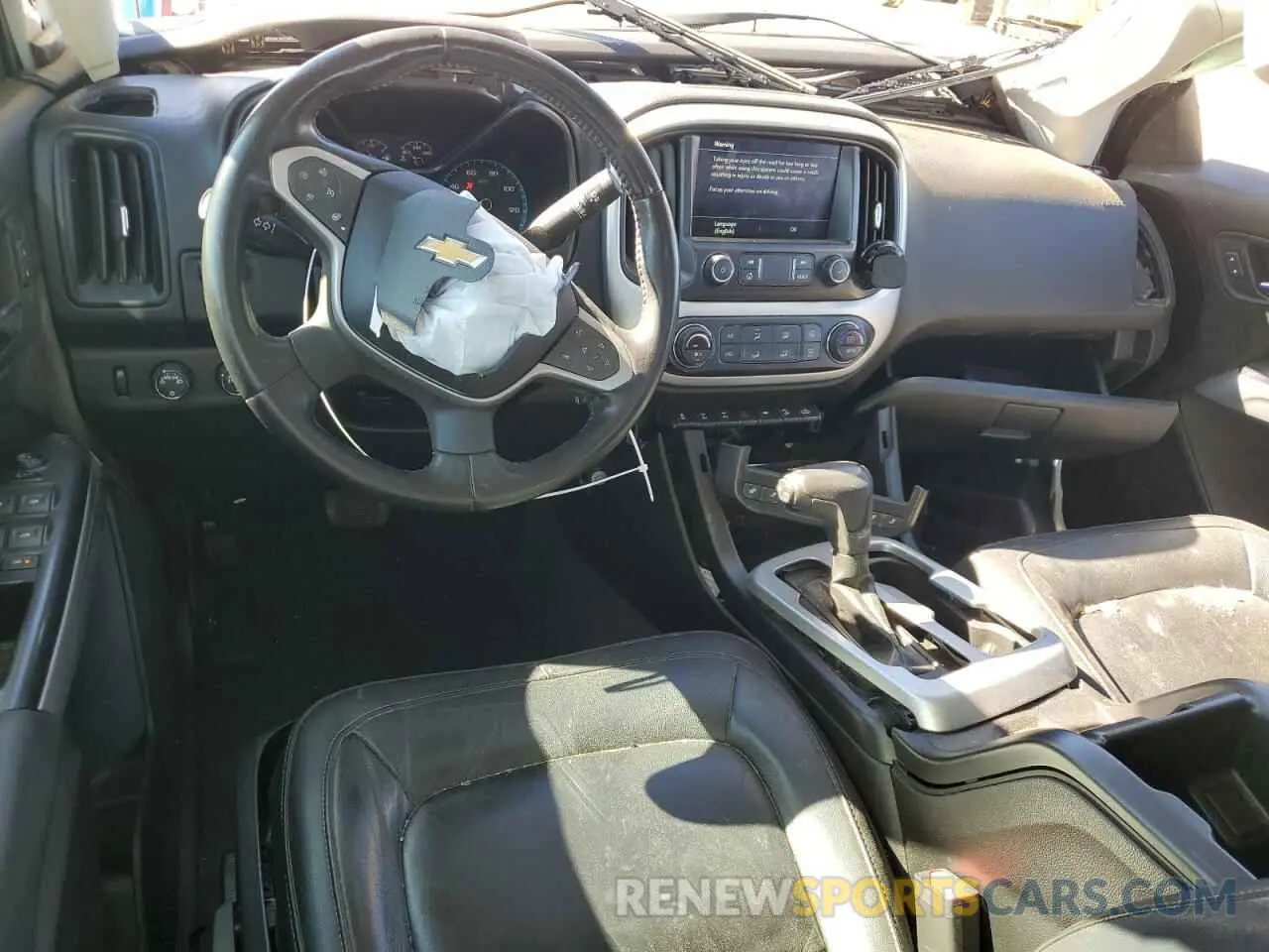 8 fotografías del automóvil dañado 1GCGTEEN1K1251968 CHEVROLET COLORADO 2019