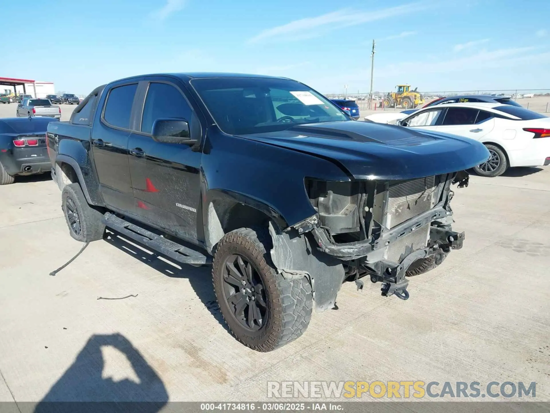 1 fotografías del automóvil dañado 1GCGTEEN3K1277830 CHEVROLET COLORADO 2019