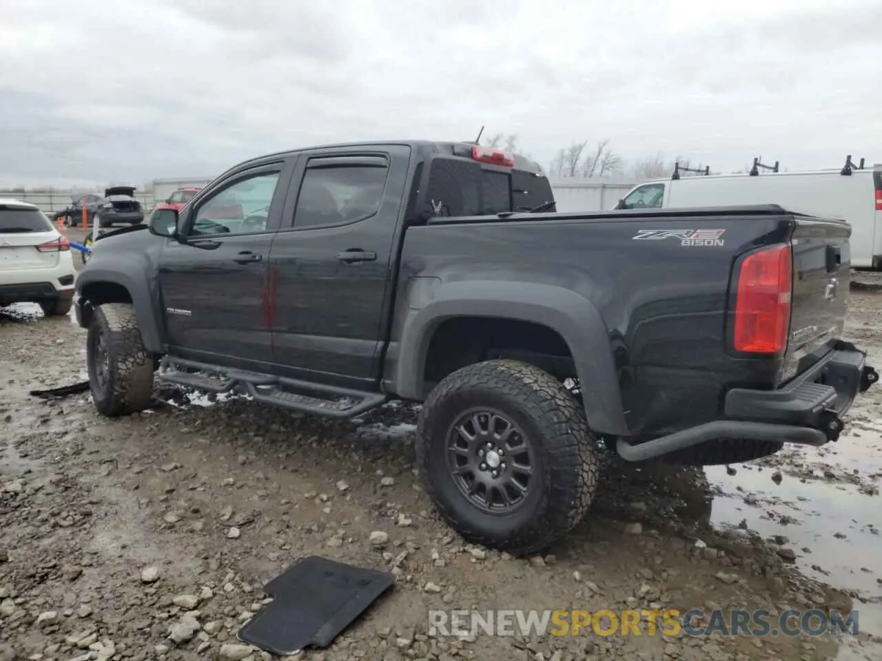 2 fotografías del automóvil dañado 1GCGTEEN4K1125832 CHEVROLET COLORADO 2019