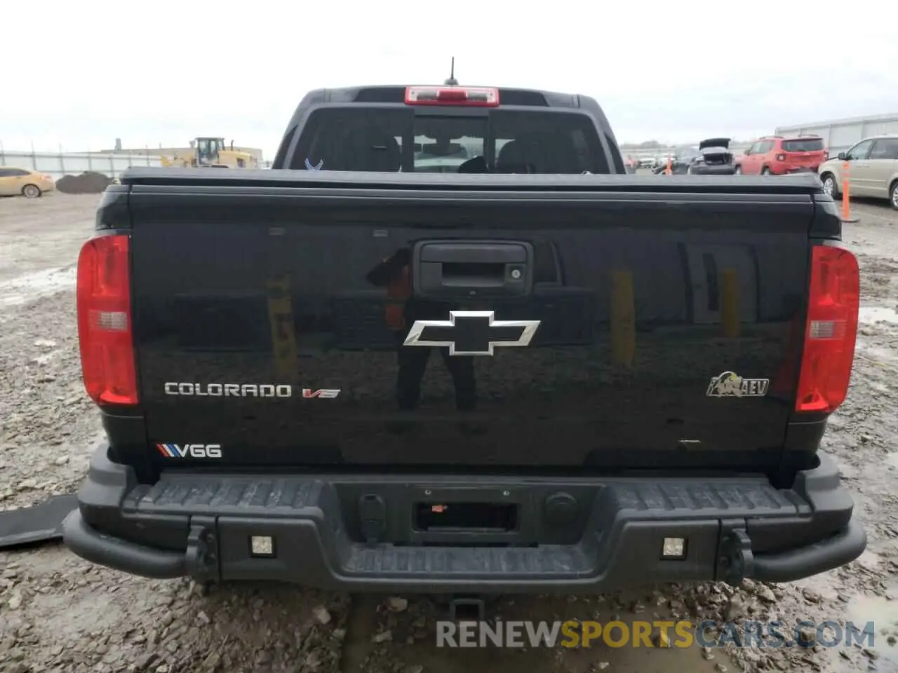 6 fotografías del automóvil dañado 1GCGTEEN4K1125832 CHEVROLET COLORADO 2019