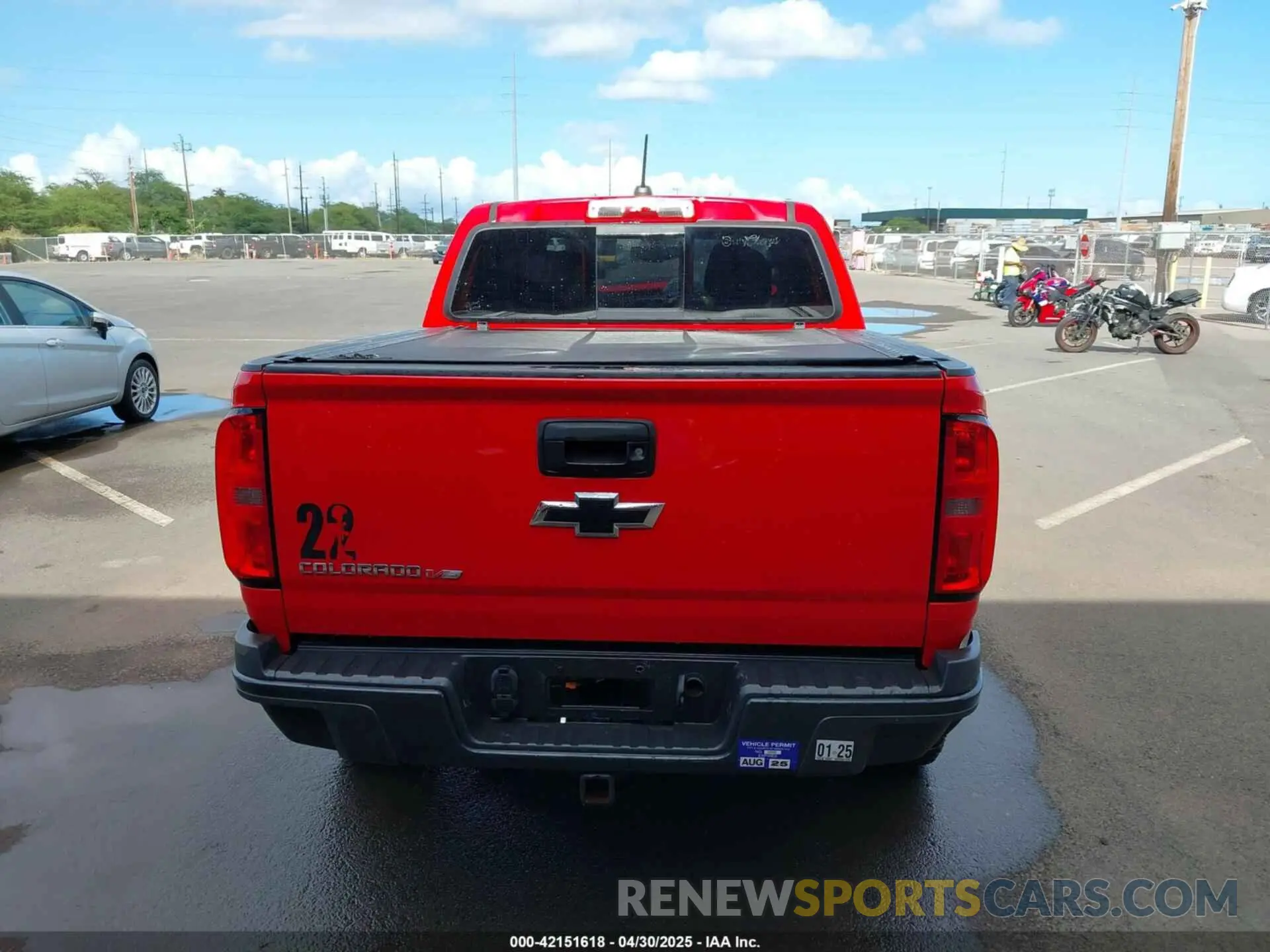16 fotografías del automóvil dañado 1GCGTEEN5K1101491 CHEVROLET COLORADO 2019