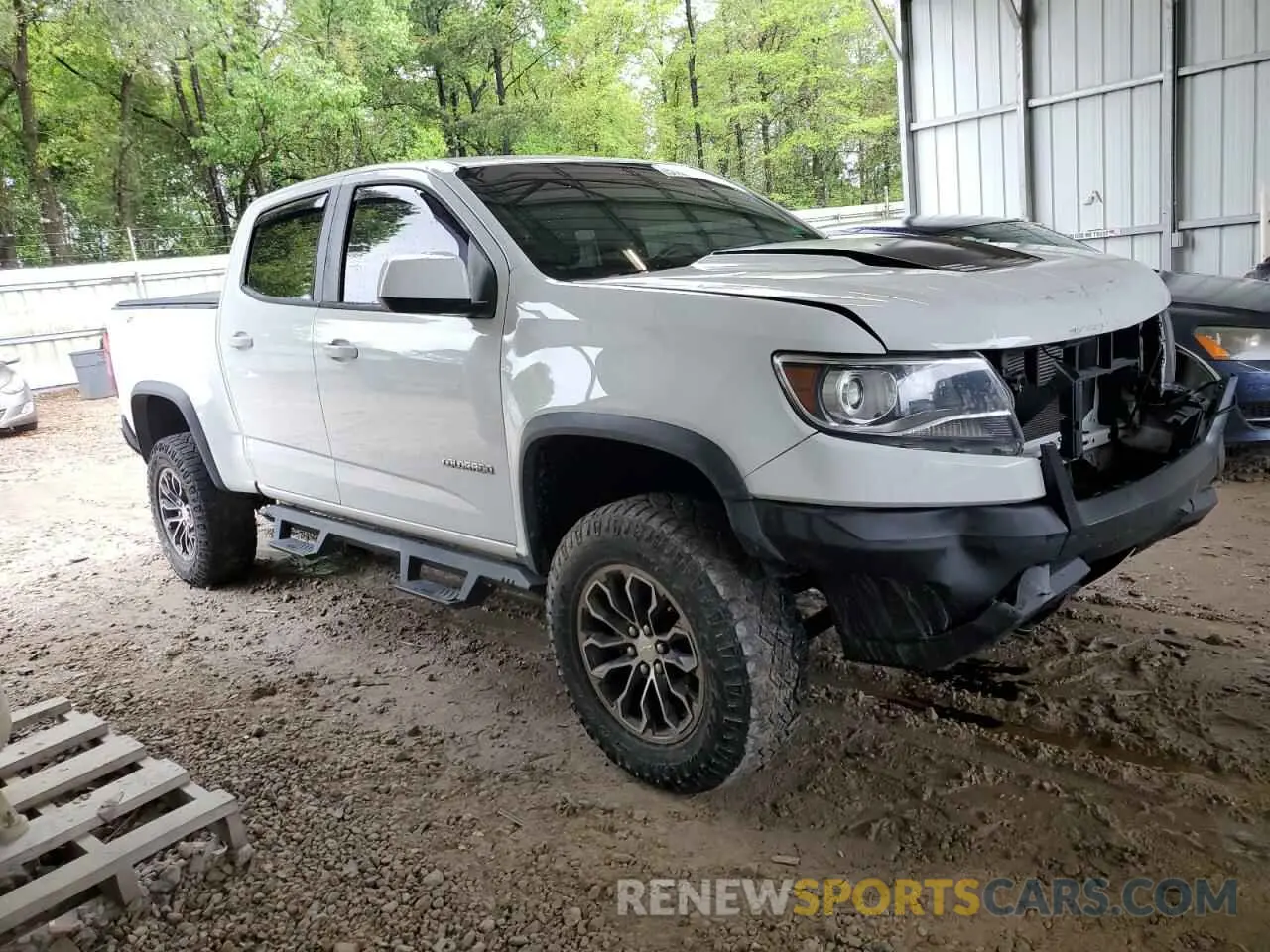 4 fotografías del automóvil dañado 1GCGTEEN5K1256848 CHEVROLET COLORADO 2019