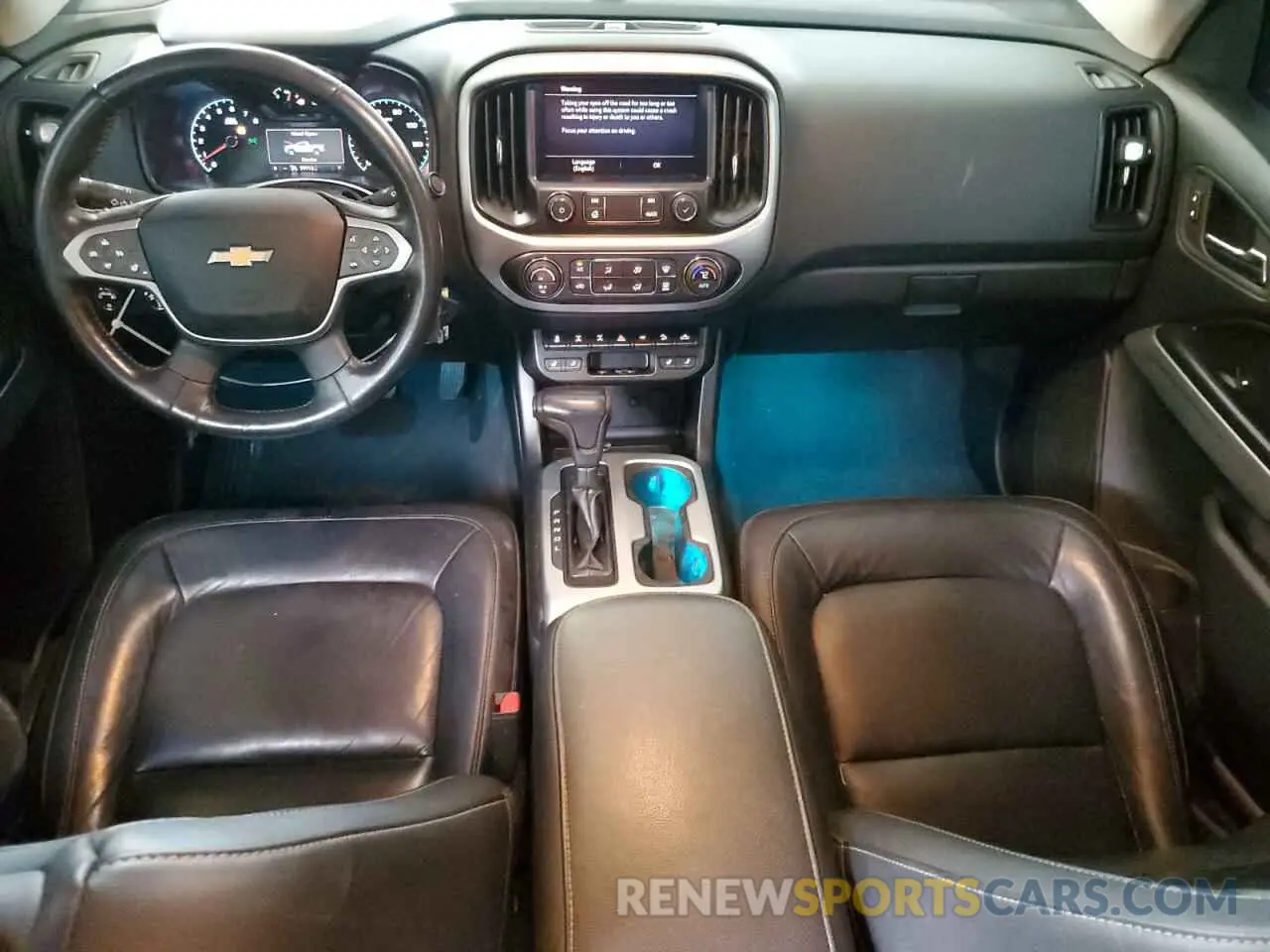 8 fotografías del automóvil dañado 1GCGTEEN5K1256848 CHEVROLET COLORADO 2019