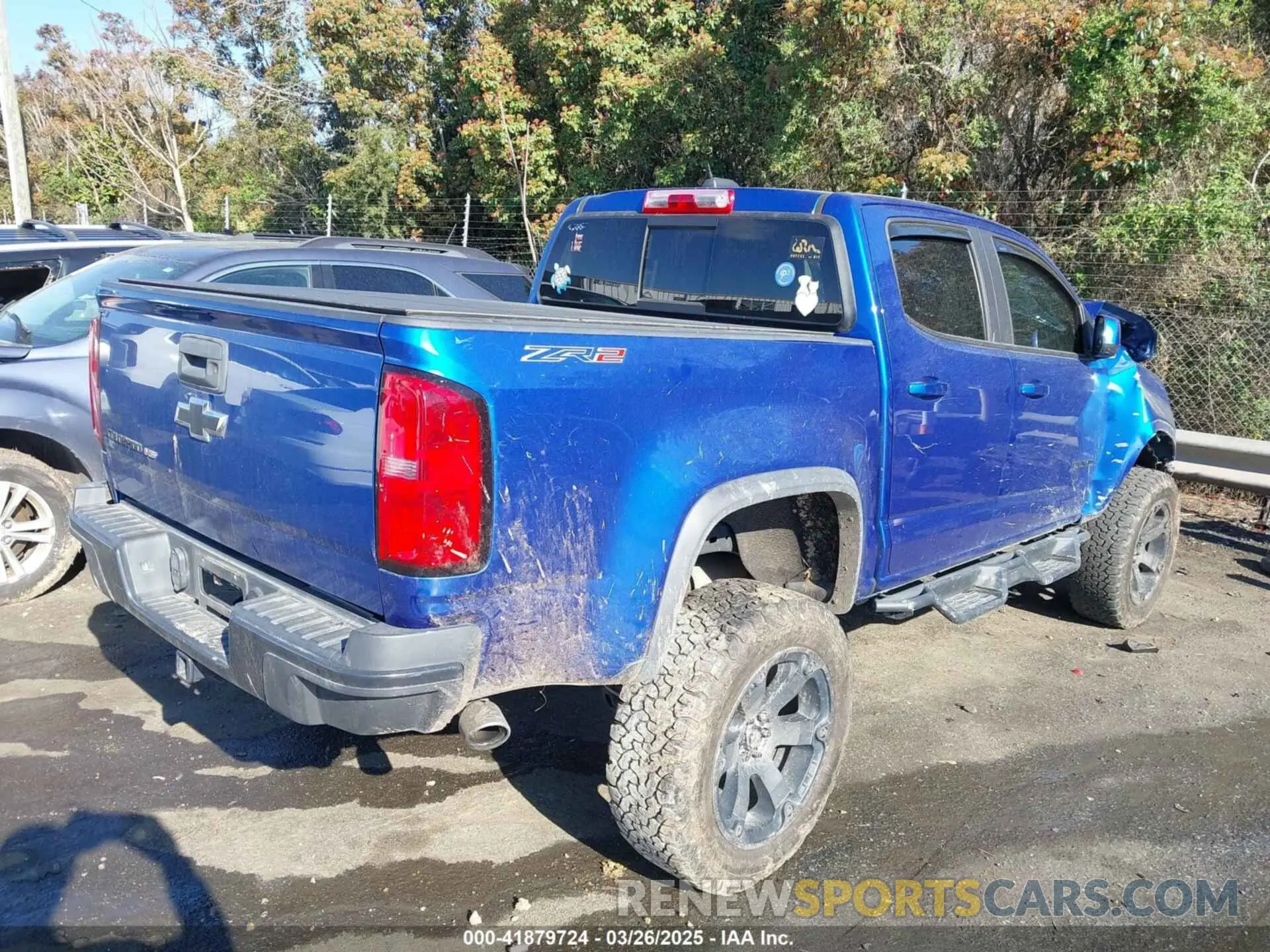 4 fotografías del automóvil dañado 1GCGTEEN5K1279370 CHEVROLET COLORADO 2019