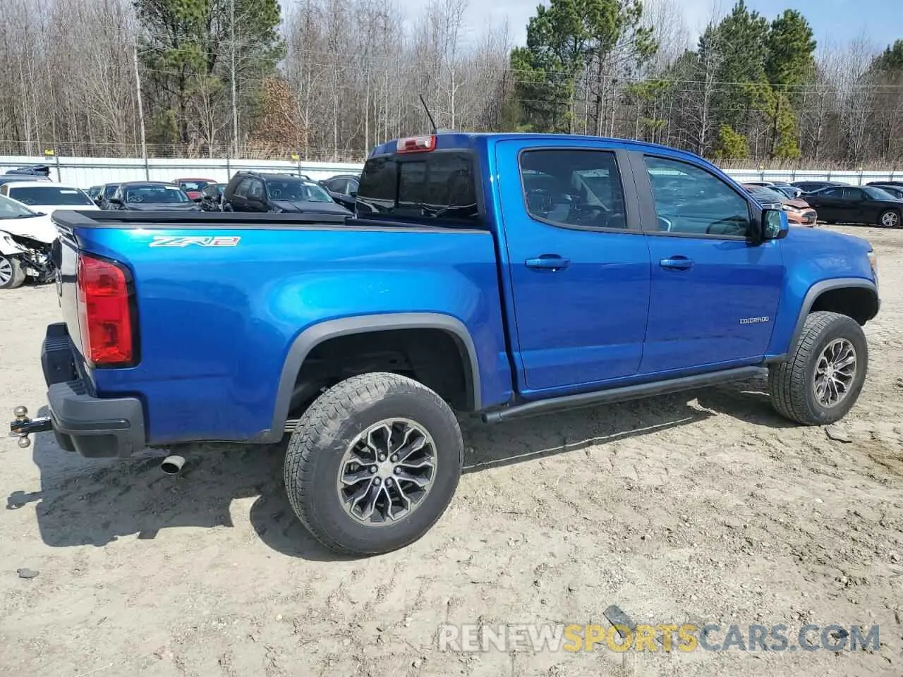 3 fotografías del automóvil dañado 1GCGTEEN7K1135593 CHEVROLET COLORADO 2019
